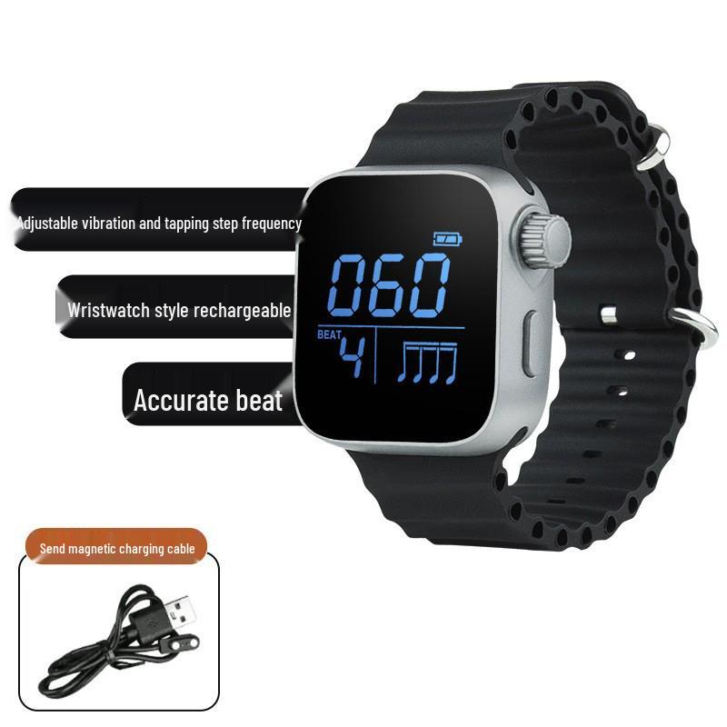 Rhythm Elf Ultra Running Sports Watch with Metronome - 180 BPM серебряный