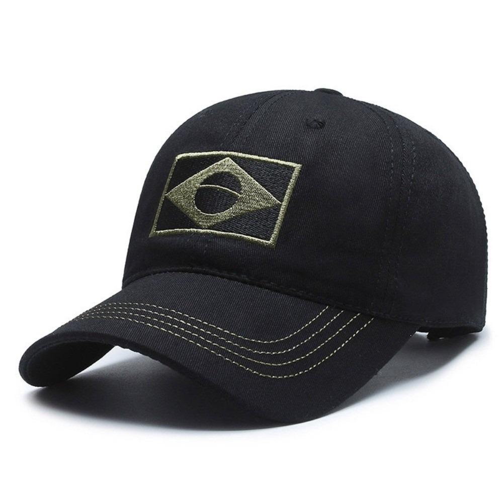 New Embroidered Baseball Cap Cotton Adjustable Men's Peaked Cap Breathable Brazilian Hats Outdoor Sports