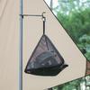 Outdoor Camping Kitchen Hanging Net Kitchen Foldable Storage Bag Cookware Drying Net Triangular Drying Net Dry Food Organizer