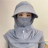 Cappello da Sole con Coulisse per Donna, Maschera Facciale con Protezione UV Estiva
