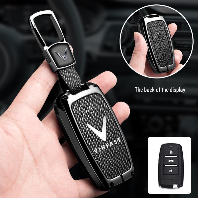 Vinfast Vietnam Car Key Case for Zhonghua V5/VF8 VF3/5/9 with Premium Keyring Buckle