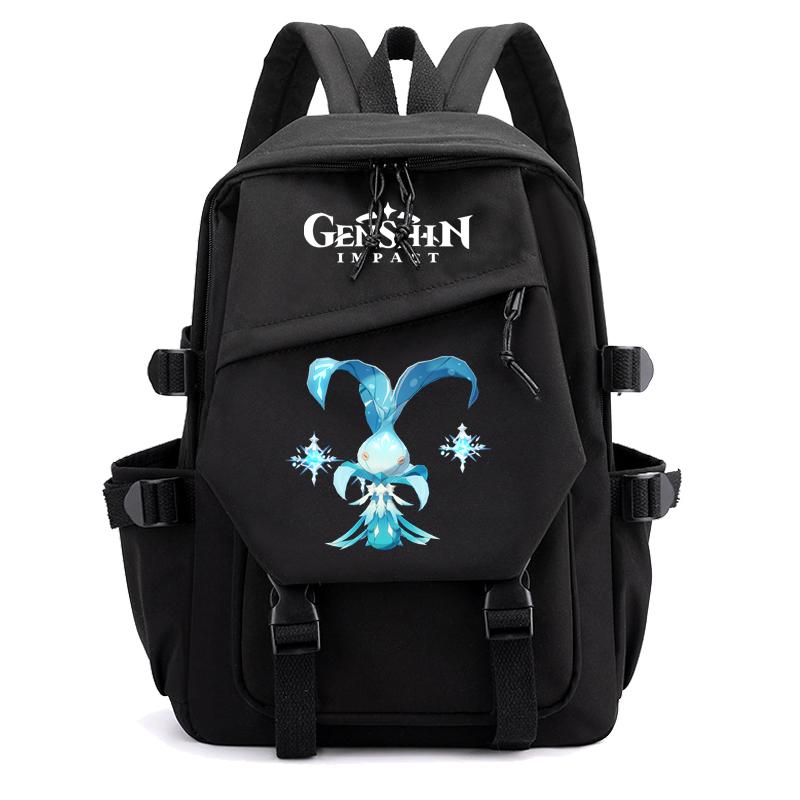 Anime Game Travel Backpack Printed Canvas Backpack for Boy Girl School Bag Students Women Large Capacity Bookbag Usb Charging Kids Gifts