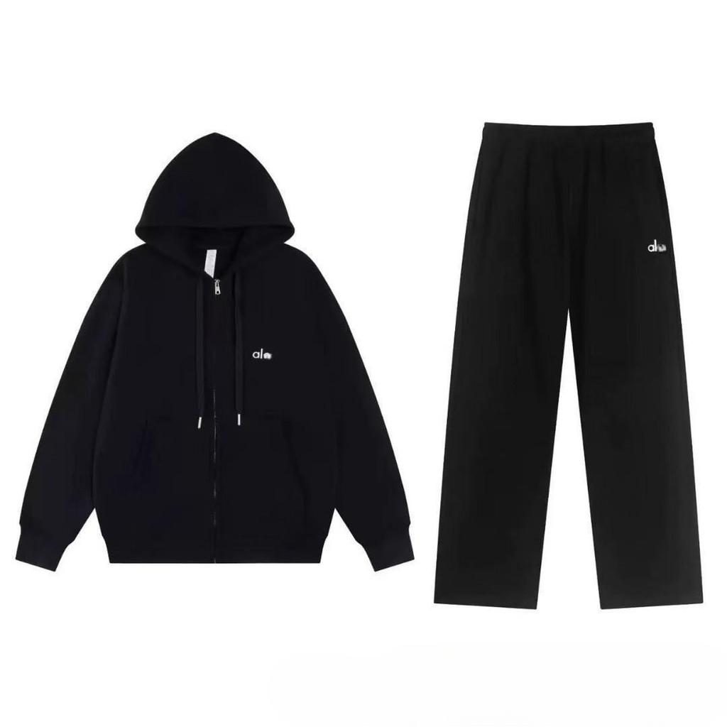 BeatStreet New Men's Sportswear Set, A Fashionable Outdoor Zipper Warm Men's Casual Sweatshirt + Pants 2-piece Set