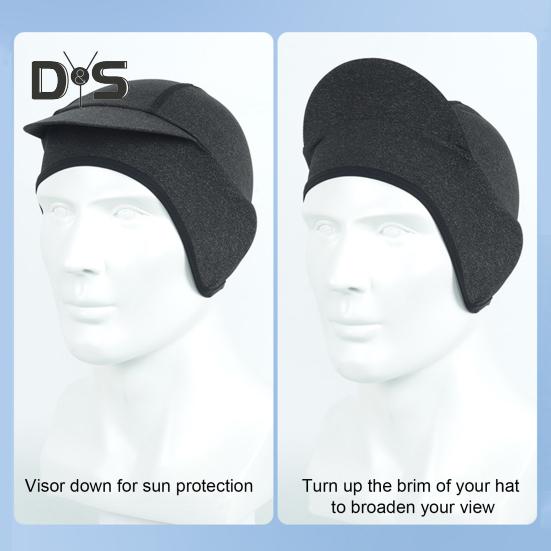 قبعة واقية من الشمس لركوب الدراجات في الهواء الطلق قابلة للتنفس سريعة الجفاف ماصة للعرق صيفية للرجال والنساء بطانة خوذة للدراجات النارية للركوب والجري والرياضة قبعة جمجمة