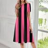 Women's Fashion Short Sleeve Vintage Printed Dress Cosplay Party Evening Dress