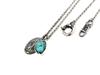 Bebello [ Bs-352 ] 925 Silver Turquoise Gemstone Necklace