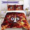 Mainz FC Printed 3PCS Bedding Set Breathable Duvet Cover with Pillowcases Decorative Bed Linen for Bedroom Home