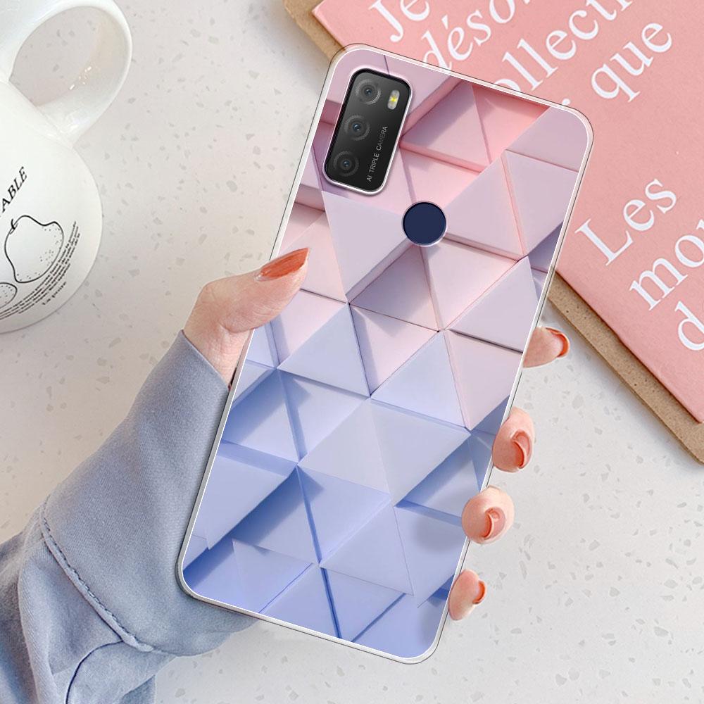 For TCL 20E Case For TCL 20Y Shell Shockproof Cover Clear Protect Soft Silicone Fashion Phone Cases For TCL 20Y 20E Coque Funda