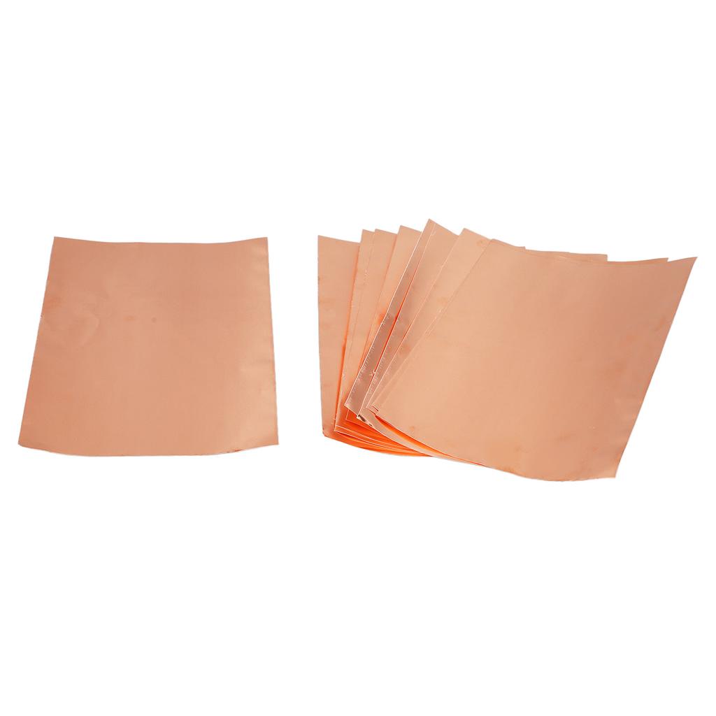 10Pcs Copper Foil Tape Shielding Conductive Waterproof Adhesive for Crafts Electrical Repairs