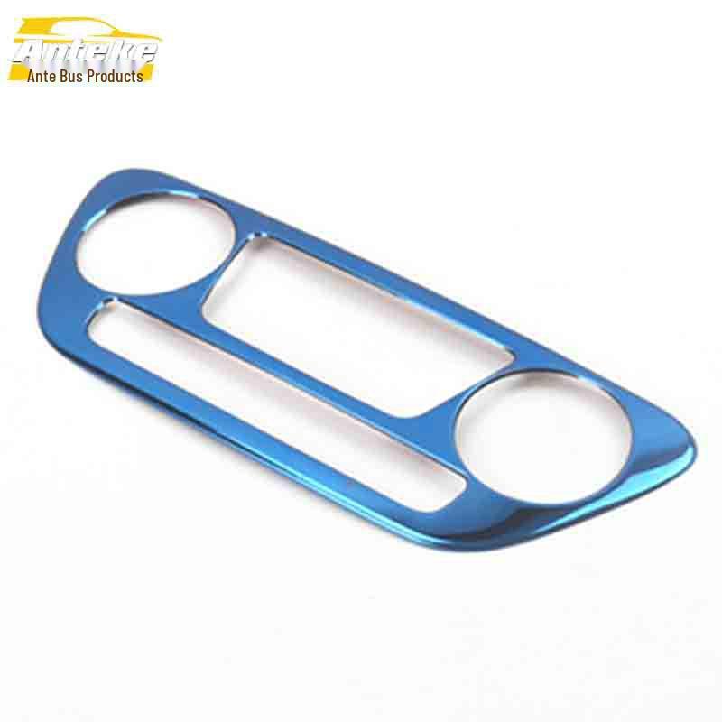 Verna Console AC Rotary Button Frame - Stainless Steel Switch Sticker Accessory