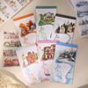 Yearning Small Town Die-cut Sticker Book: Retro Houses for DIY Journal Decoration & Scenery Collage