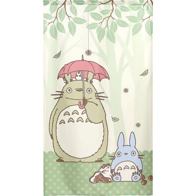 Noren Factory Totoro Curtain Divider for Home - Studio Ghibli Forest Design 85x150cm 97212