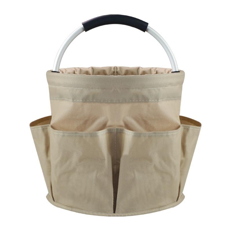 

Portable Outdoor Picnic Basket Foldable Beach Bag Handheld Storage Bag Shower Caddy Home Shopping Organizer Laundry Bucket хаки