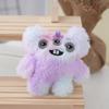 Kawaii 11-16cm Ugly Big Tooth Monster Plush Pendant Cute Tooth Monster Doll Keychain Funny Doll Girl Birthday Gift