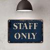 2D Flat Classic Metal Tin Art Crafted from Durable Iron for Interior Decor Applications and Settings