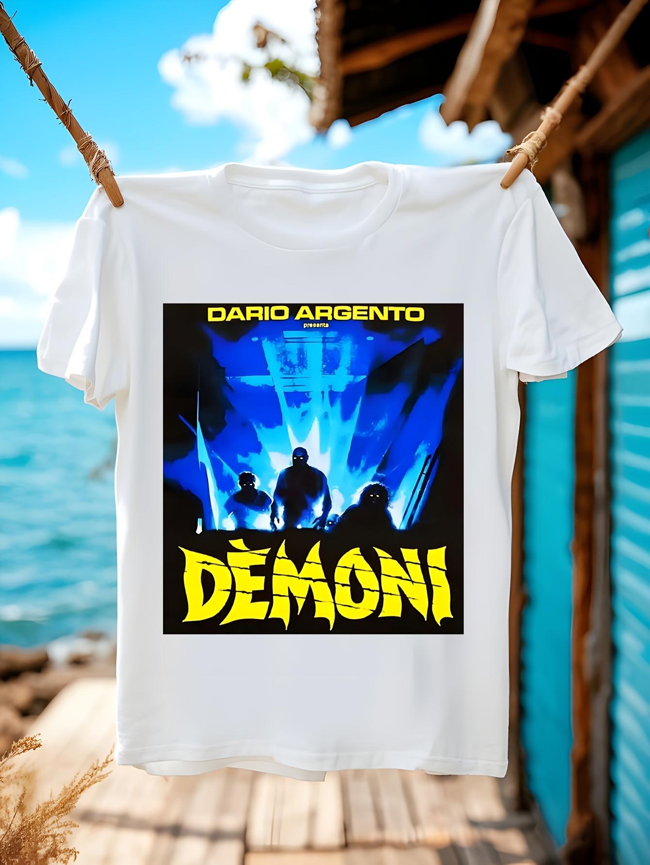 1985 DEMONS Horror Movie Graphic Tshirt Graphic Tshirt - ... L
