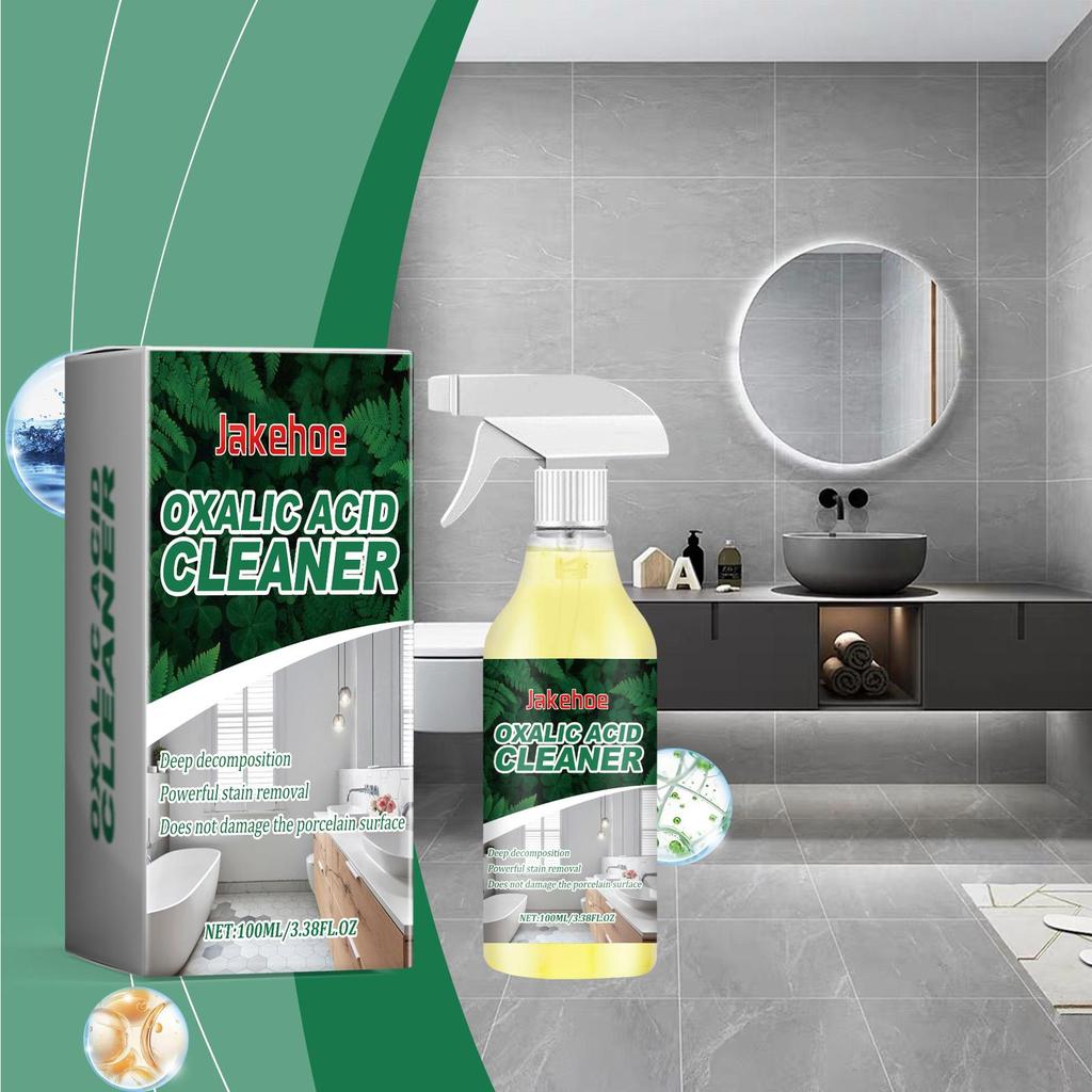 Detergente WC Professionale Multiuso Acido Ossalico Rimozione Macchie Spray Detergente per Urina Ostinata e Calcare