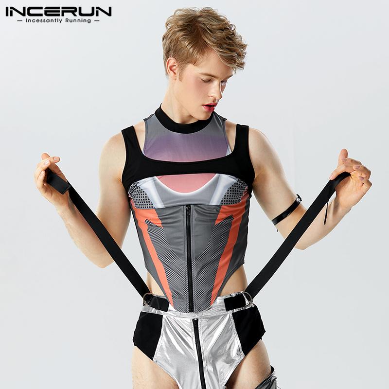 

INCERUN Summer Men Functional Style Персонализированные жилеты
