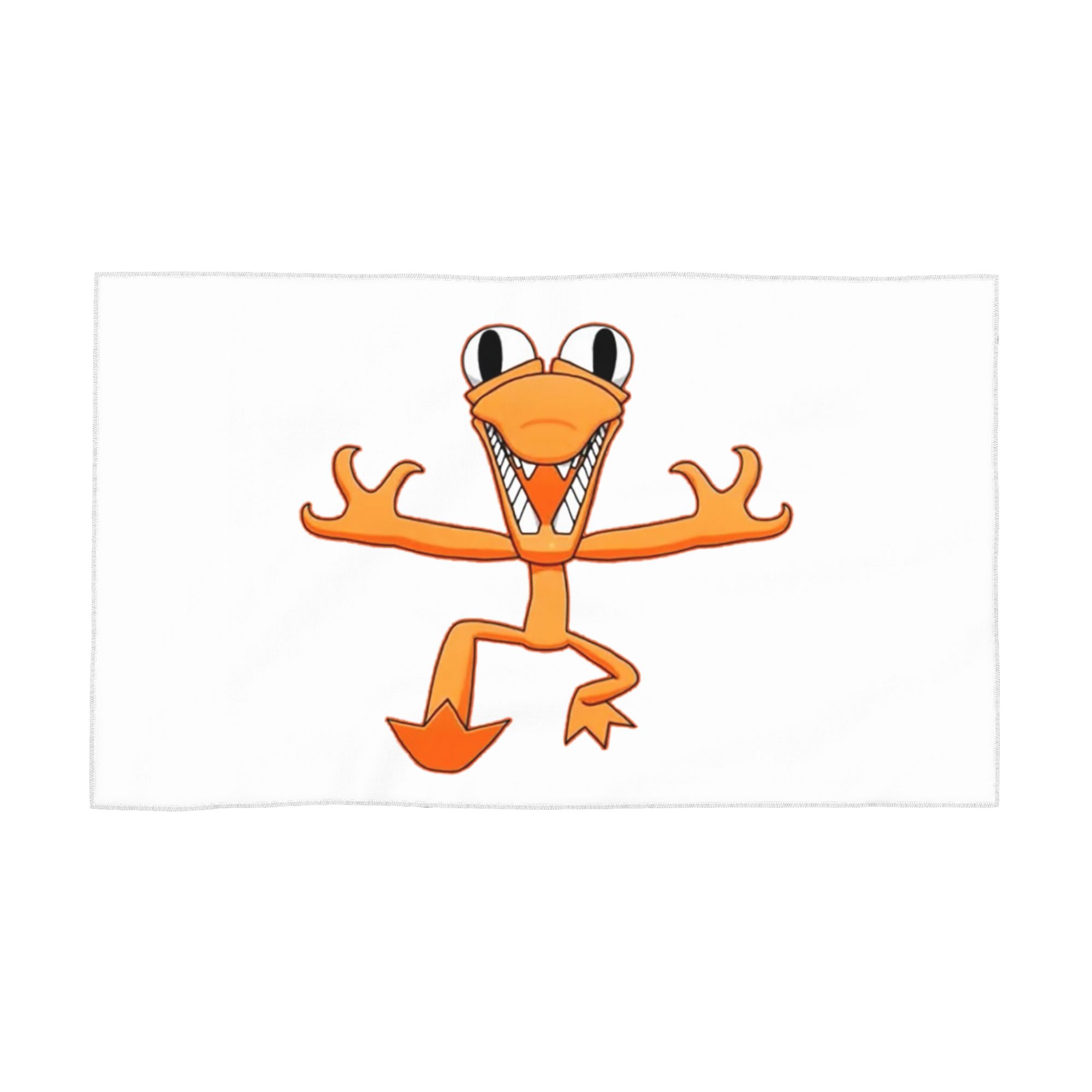 

Orange Rainbow Friend Soft Face Towel Quick Dry Pool Bath Cotton Towels Absorbent W30*H60(CM)