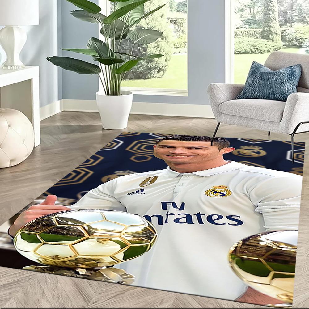 Cristiano Ronaldo 27 Floor Rug Office Rug Perfect for Dormitory Study Room Entryway Outdoor Anti-slip Rug Anime Office Decor
