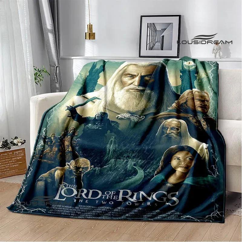 L-Lord of the Rings printed blanket Warm Flannel Blankets Soft and Comfortable Home Travel Blanket bed linings Birthday Gift