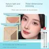 Highlighter Palette Matte Eyeshadow Blush Contour Nose Shadow Side Shadow Brightening Face Three-In-One Palette Official Authentic Product