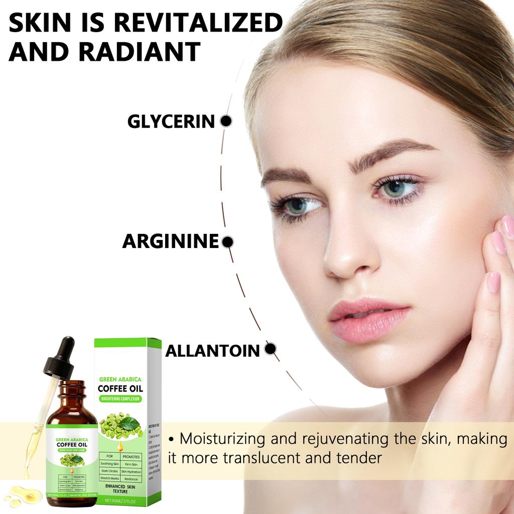 Coffee Moisturizing Esence Oil Mildly Moisturizing And Nourishing Facial Skin, Delicate, Soft And Smooth Care Oil60ml