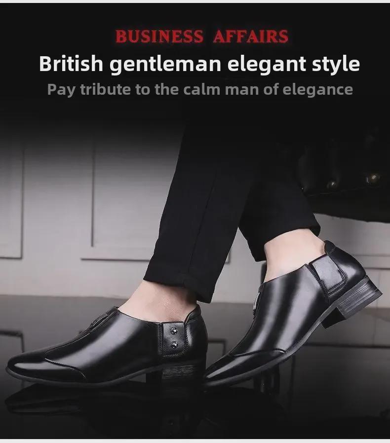 Herren Weiches Leder Freizeit Business Schuhe - Bequeme Weiche Sohle für die Arbeit