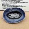 American Retro Denim Bucket Hat Old Washed Metal Label Adjustable Daily Versatile Sunshade Basin Hat Foldable