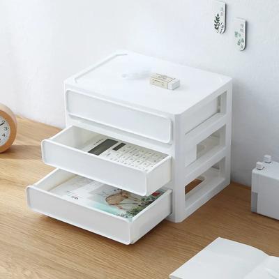 Storage Box Plastic Desktop Storage Box Korean Cosmetics Drawer Multi-layer Storage Cabinet Student Dormitory Organizer Box
