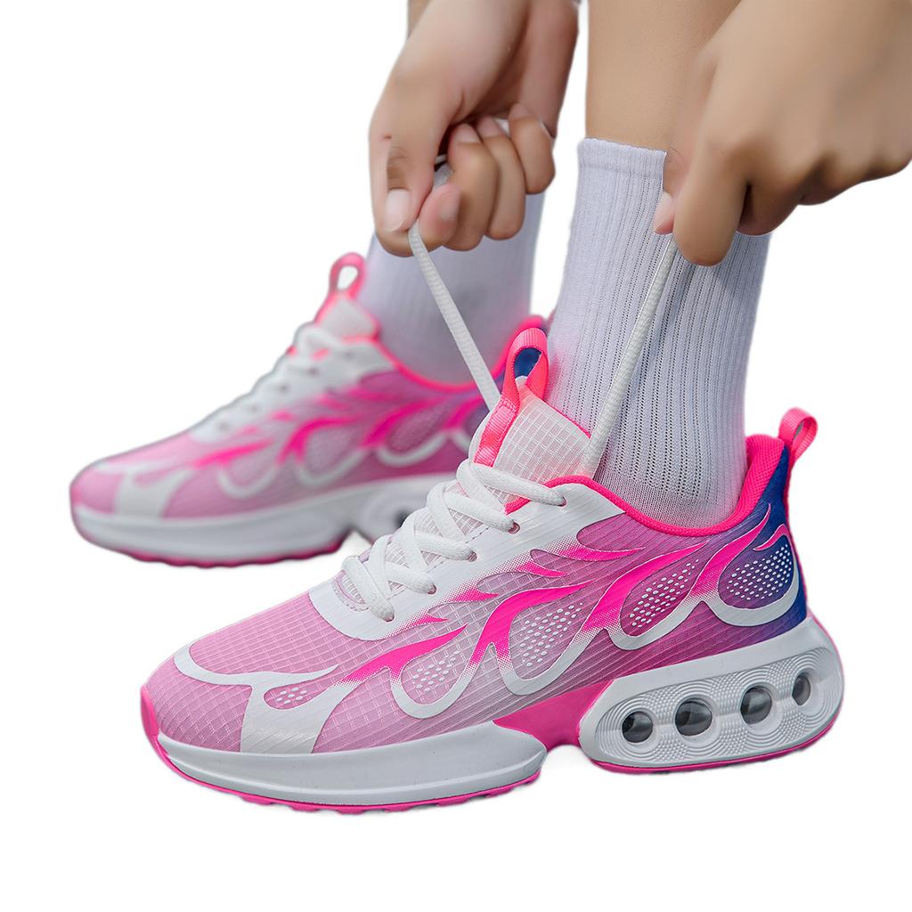 New large size comfortable shoes lightweight casual fly-woven mesh sneakers breathable running shoes