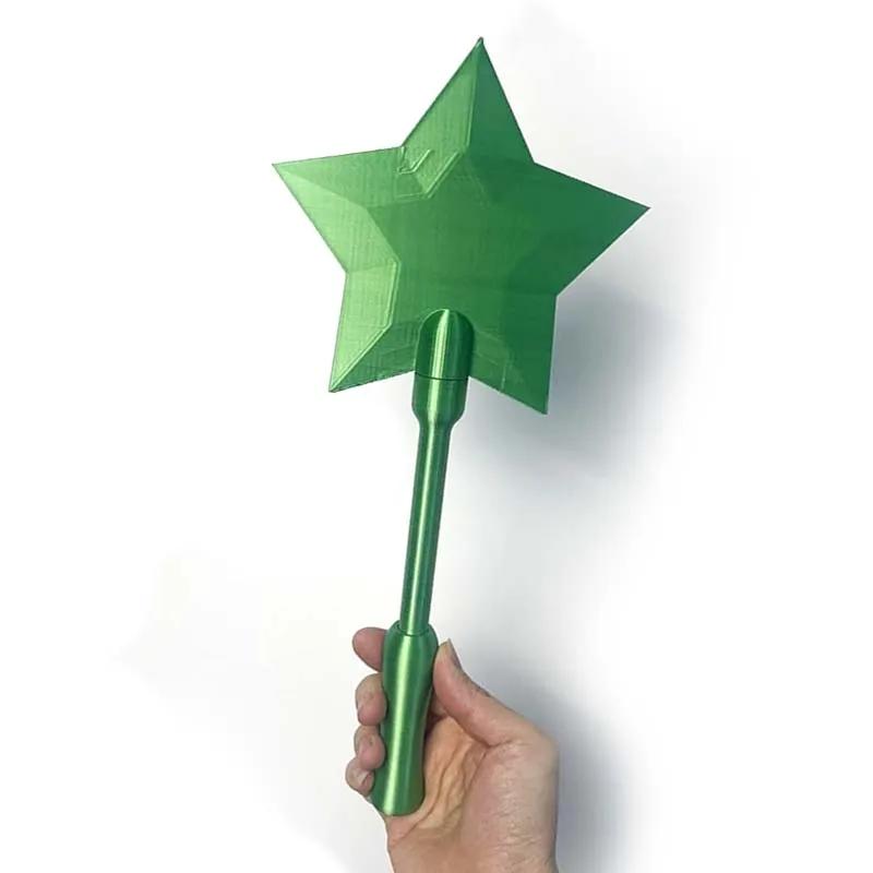3D Printed Star Magic Wand Card Holder Portable Lightweight Contactless Tap To Pay Cute Cartoon Credit Card Storage Organizer