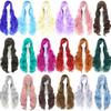 Peluca de Pelo Sintético Largo en Capas Resistente al Calor para Cosplay de Anime Halloween para Mujeres