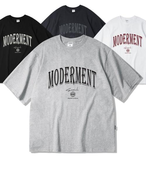 Modernoment [2Pack] Arch Logo Oversized Short Sleeve T-Shirt_4 Colors