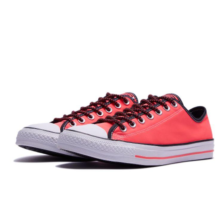 Converse Chuck Taylor All Star Low Top Canvas Sneakers Unisex Sneakers Pink Black 164094C