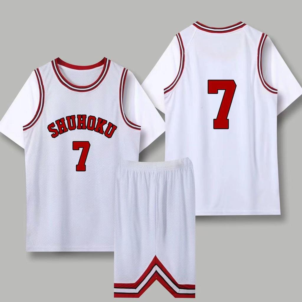 Slam Dunk Jersey Liuchuan Maple No. 11 Short-Sleeved Basketball Jersey Sakuragi Blossom Road No. 10 Xiangbei Team Wuhu