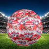 Football Team F.C Print Size 5 Soccer Ball, PU Wear Resistant Football for Match Training and Daily Practice, Birthday Gift for Soccer Fans