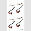 Halloween Temporary Horror Surgery Wound Scar Tattoo Stickers