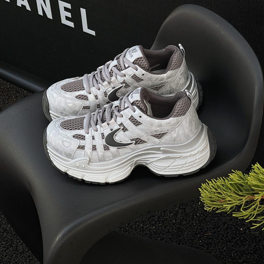 Platform dad shoes women 2025 new autumn retro versatile casual shoes mesh breathable sneakers running shoes tide