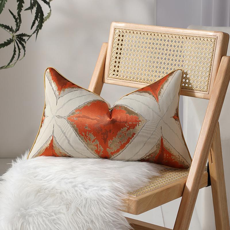 High-precision Light Luxury Sofa Decorative Lumbar Pillow, Living Room Sofa Cushion Cover, Modern Pillow
