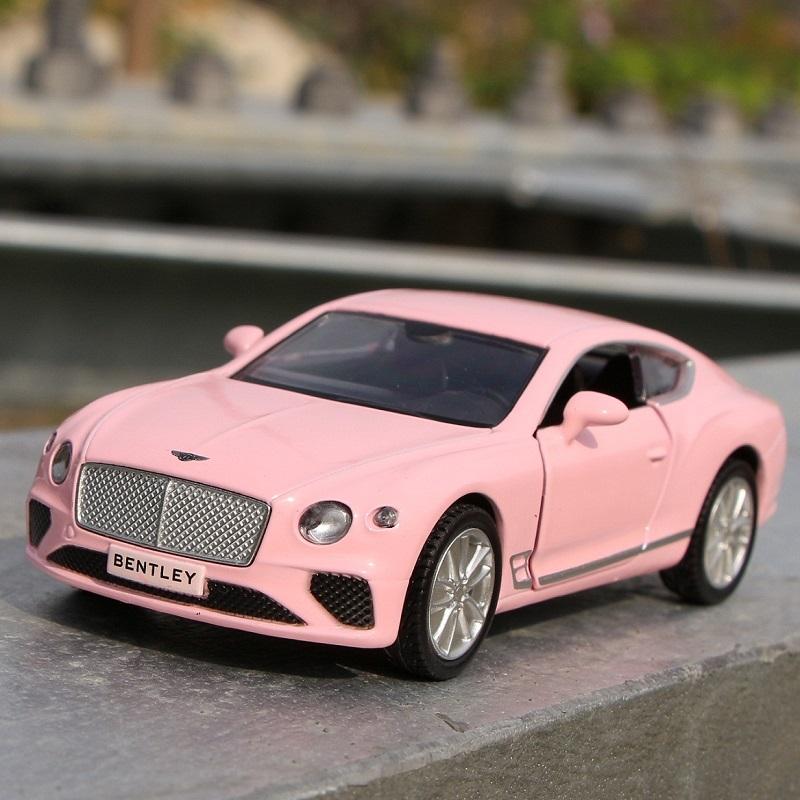 Dárky pro dívky Růžová série Volkswagen Beetle Bentley McLaren Lamborghini Maserati Benz AMG Nissan GTR Odlitky a Hračková vozidla 1:Model slitiny 36