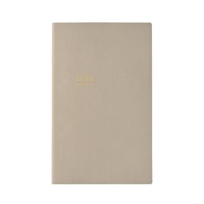 KOKUYO Jibun Techo Lite 2026 Planner, Monthly/Weekly, A5 Slim, Beige, Ni-JL1LS-26, Starts December 2025