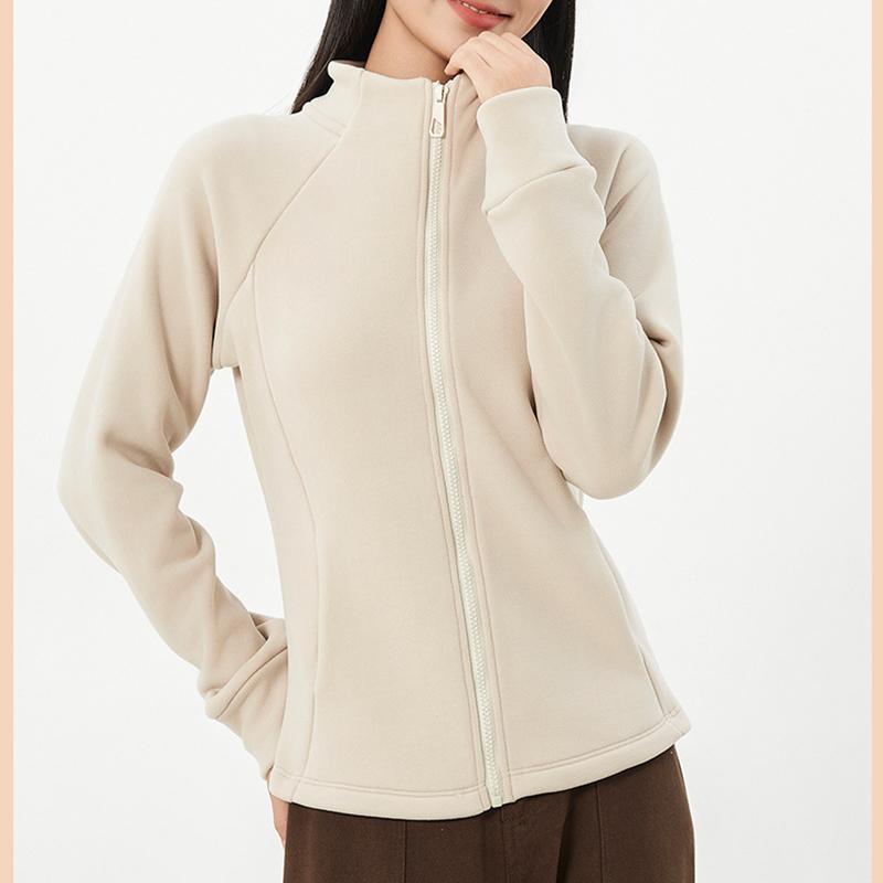 

Женское зимнее пальто с воротником-стойкой, утолщенная флисовая ткань, высококачественная флисовая толстовка с капюшоном для женщин XXL хаки