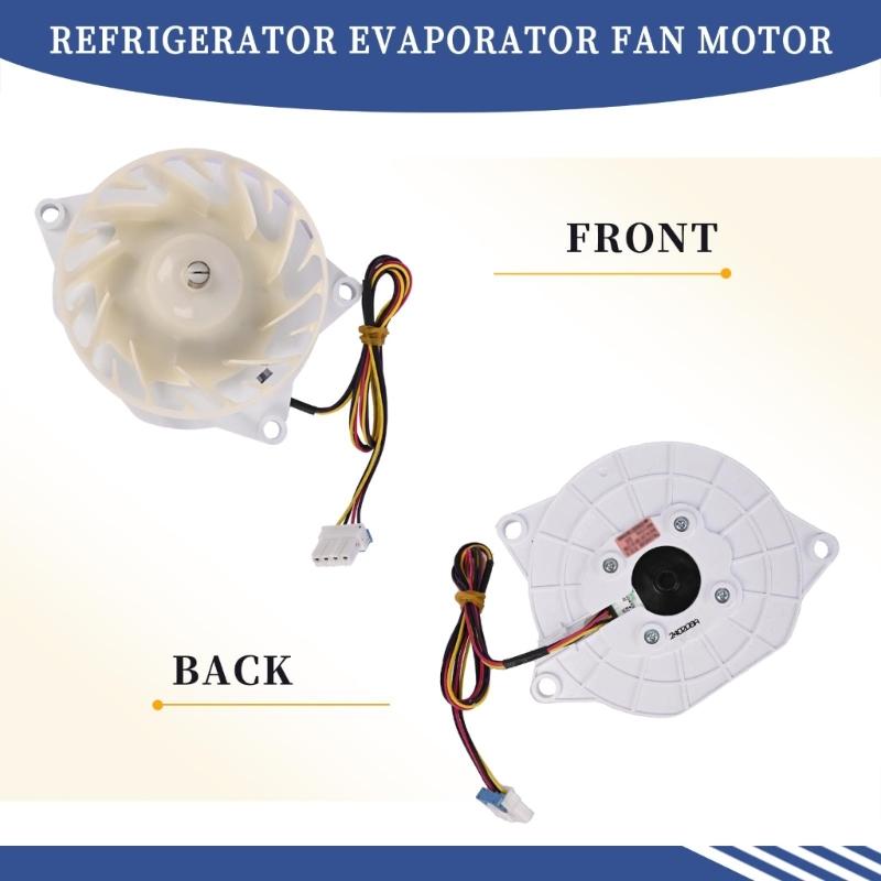 Quiet Refrigerator Evaporator Fan Motor for EAU64824806 Freezer Replacement Part Fridge Condenser Fan Motor Accessories