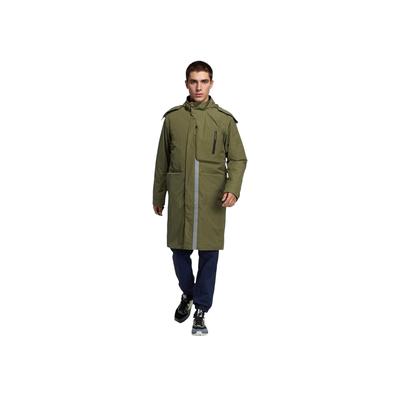 Outdoor Windproof Warm Three-In-One Long Sleeve Down Jacket Unisex Jacket Army-Green H13848