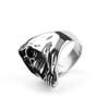 Hip Hop Punk Style Grotto Face Halloween Rings for Men and Women