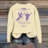 Women's Fashion Casual Long Sleeve Loose Printed Sweatshirt