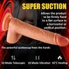 9" Realistic Thrusting Dildo Vibrator with 10 Vibration & Telescopic Modes,360° Rotation,Heating,Strong Suction Cup,USB Rechargeable for Women&Couples
