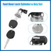 1 Set Fuel Door Lock Cylinder W/Keys for Toyota Tacoma for Toyota Tundra Fuel Tank Lock Cylinder Fuel Filler Lid Door Gas Lock Cylinder 69058-35140