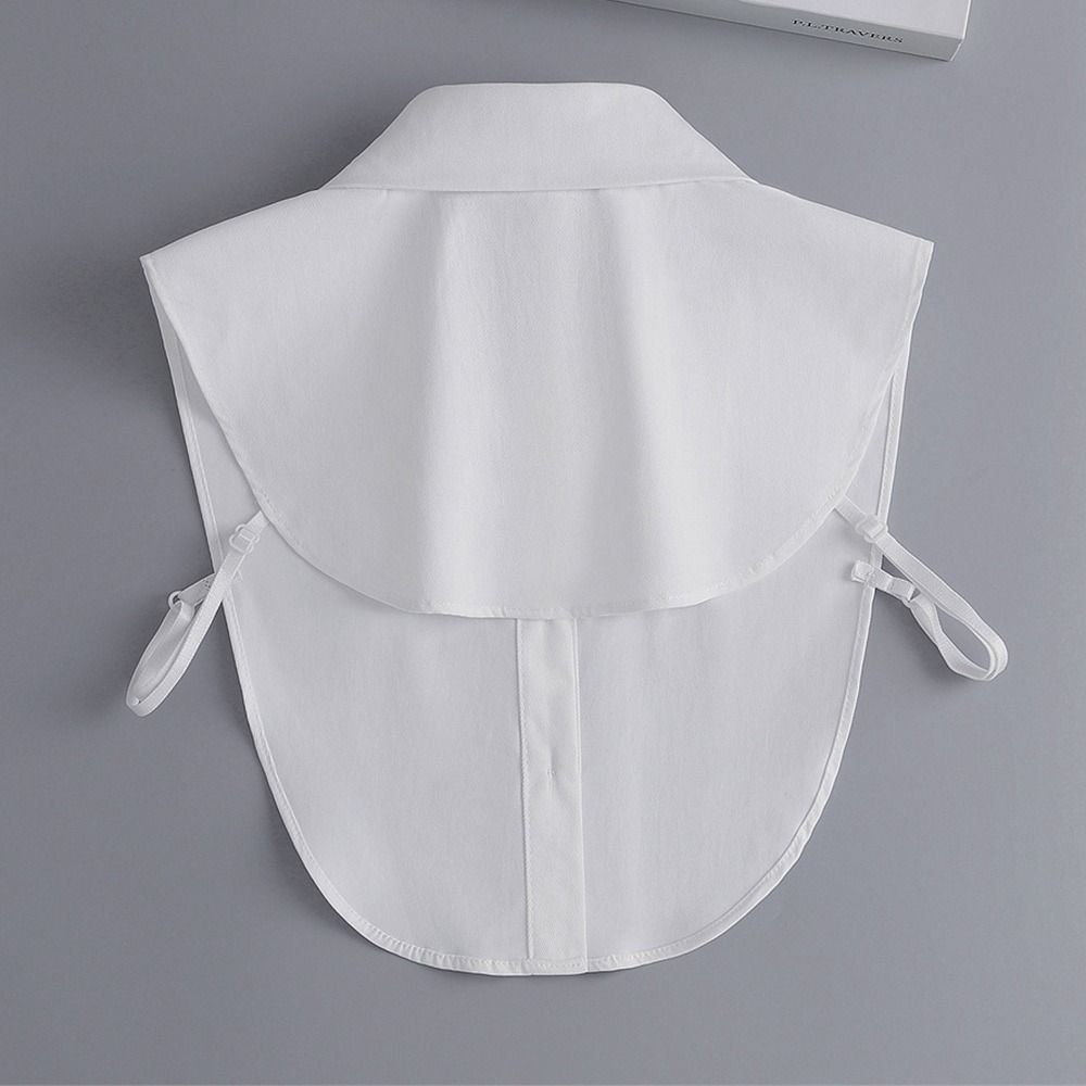Women Detachable Cotton Blouse False Collar Shirt Fake Collar Lapel Clothes Accessories